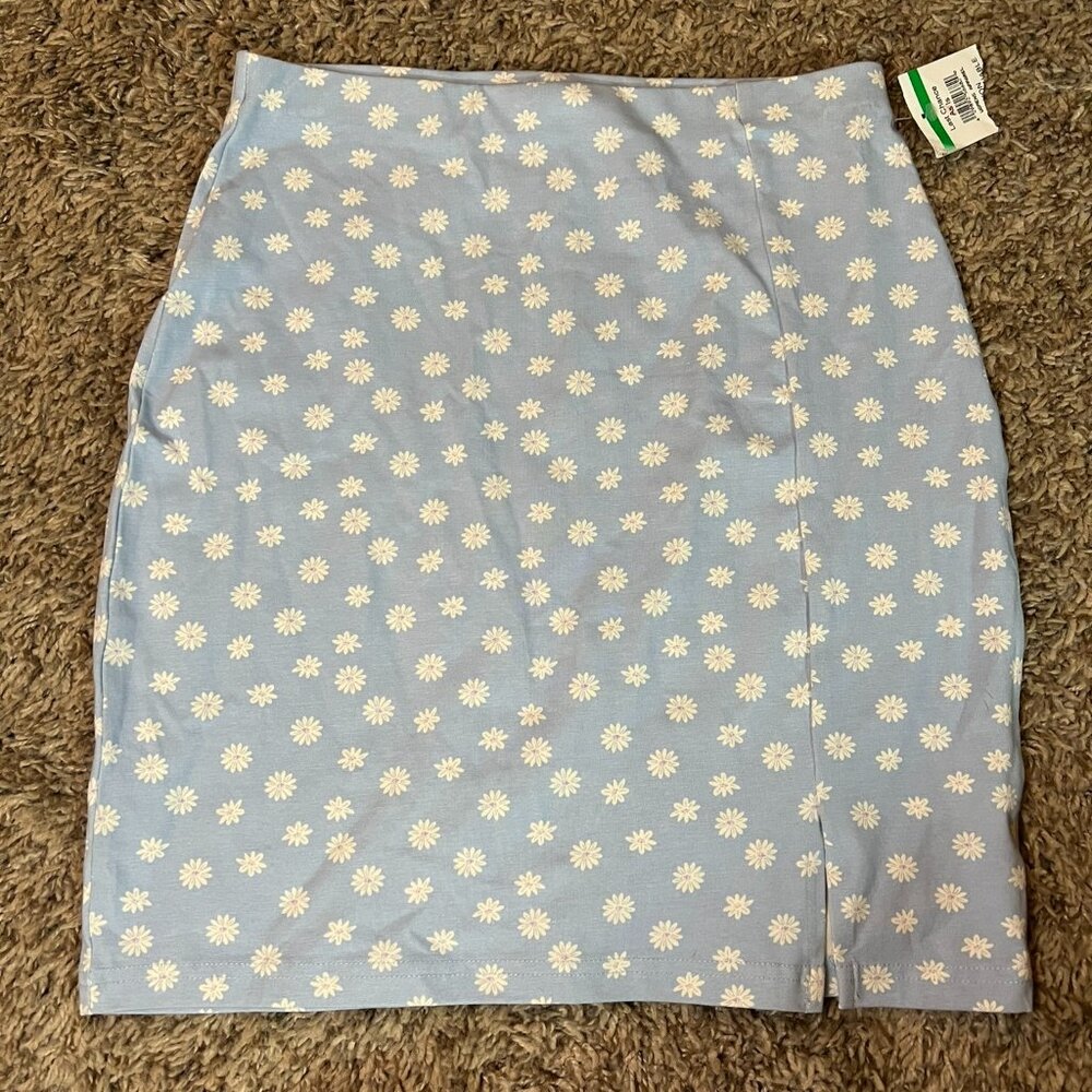 ABOUND blue daisy skirt